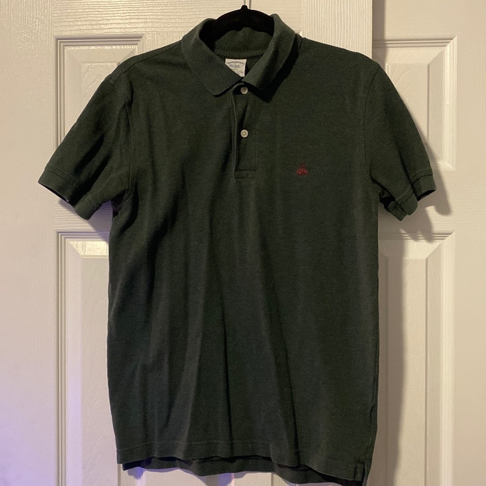 Green Brooks Brothers polo